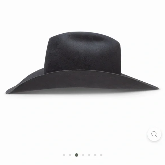 Charlie 1 Horse by Resistol 6X CASH WESTERN HAT Black New in Box Never Wore - Picture 3 of 7